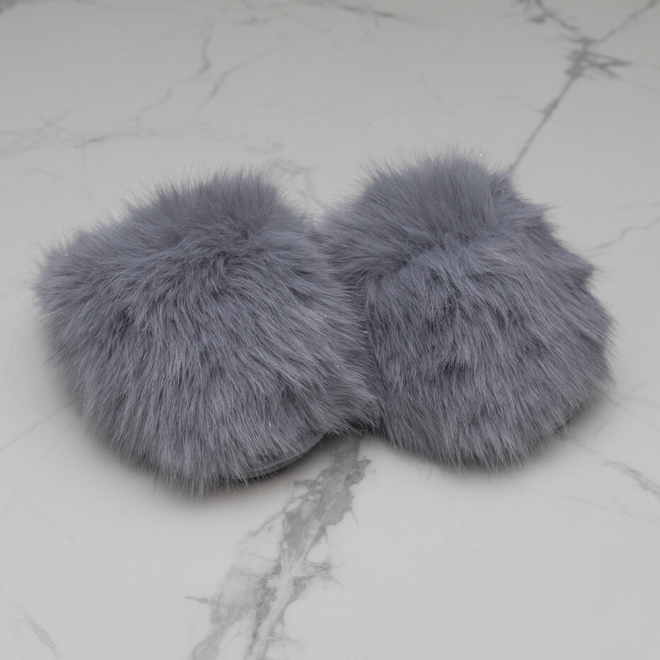 Γυναικεία Παντόφλα Γούνινη Fluffy