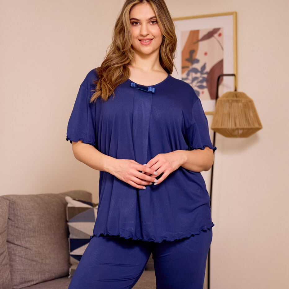 Γυναικεία Πυτζάμα Καλοκαιρινή Plus Size