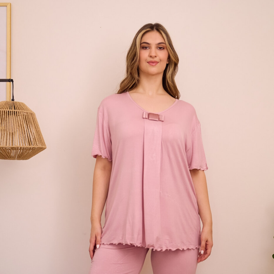 Γυναικεία Πυτζάμα Καλοκαιρινή Plus Size