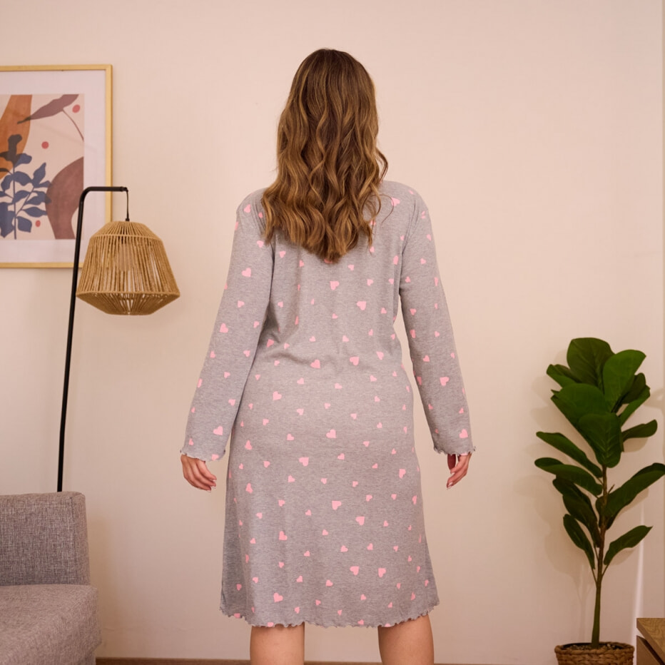 Γυναικεία Ριπ Νυχτικιά Plus Size