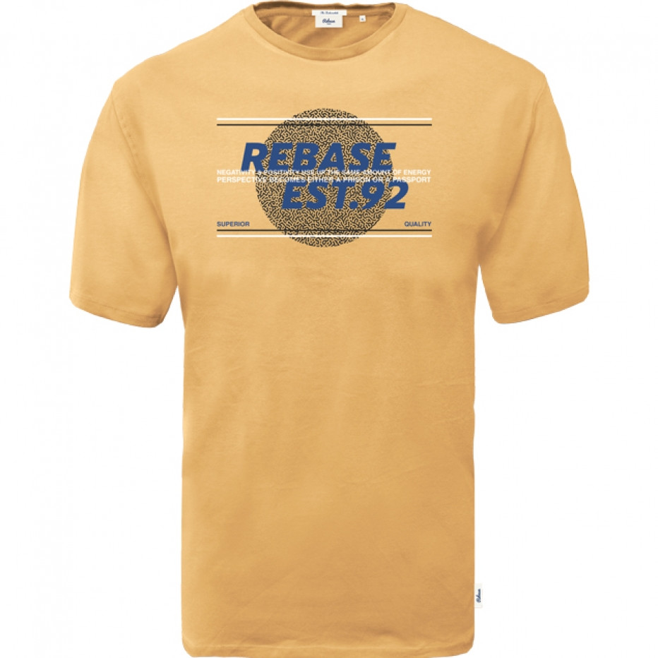 REBASE Ανδρική Κοντομάνικη Μπλούζα σε Μεγάλα Μεγέθη