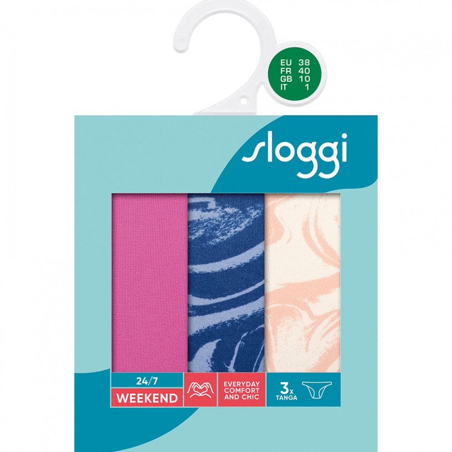 SLOGGI 24/7 WEEKEND TANGA Σλιπ 3 Τεμάχια